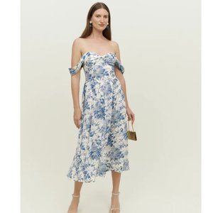 Reformation Violet Dress in Pompadour 10